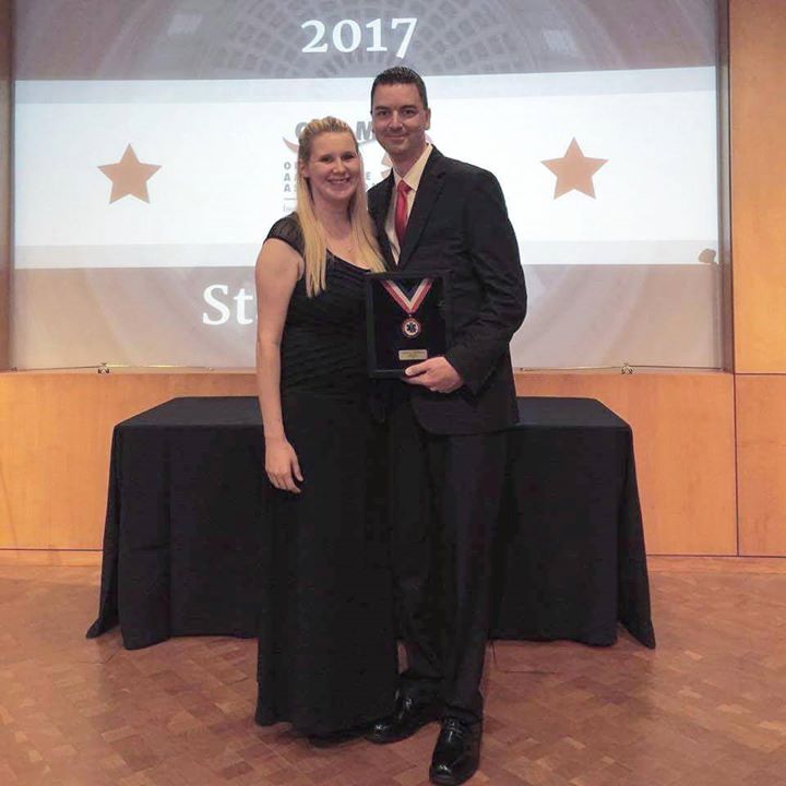 Last night, Payne County paramedic, Matt Williams, who is LifeNets 2017 Oklahoma Star of Life, was honored at the Oklahoma Stars of Life event which celebrates the contributions of ambulance professionals who have gone above and beyond the call of duty in service to their communities or the EMS profession. Matt and his wife, Felisha, will be heading to the American Ambulance Associations national Star of Life event this June. Thank you Matt for all you do!